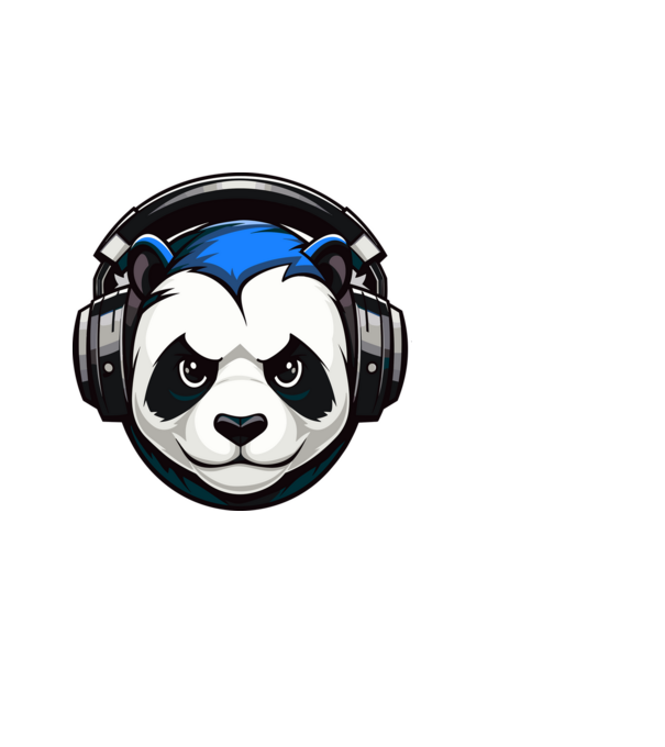 Dj.Panda minta világoskék pólón