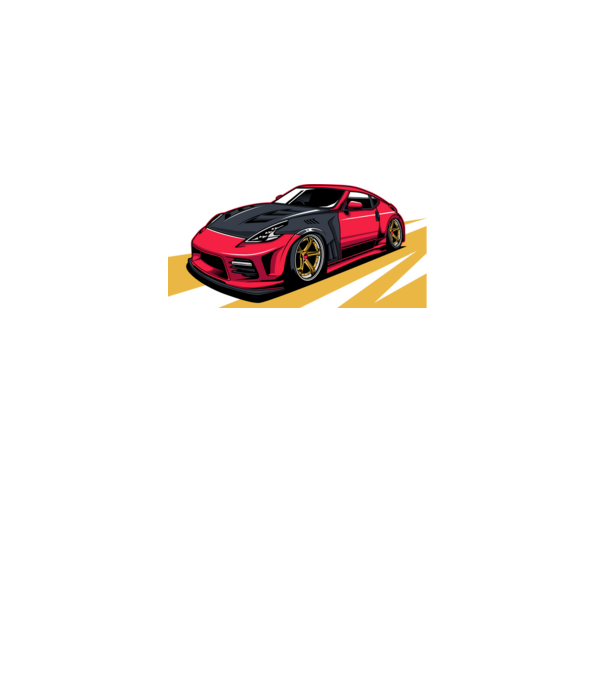 Nissan 370Z minta fekete pólón