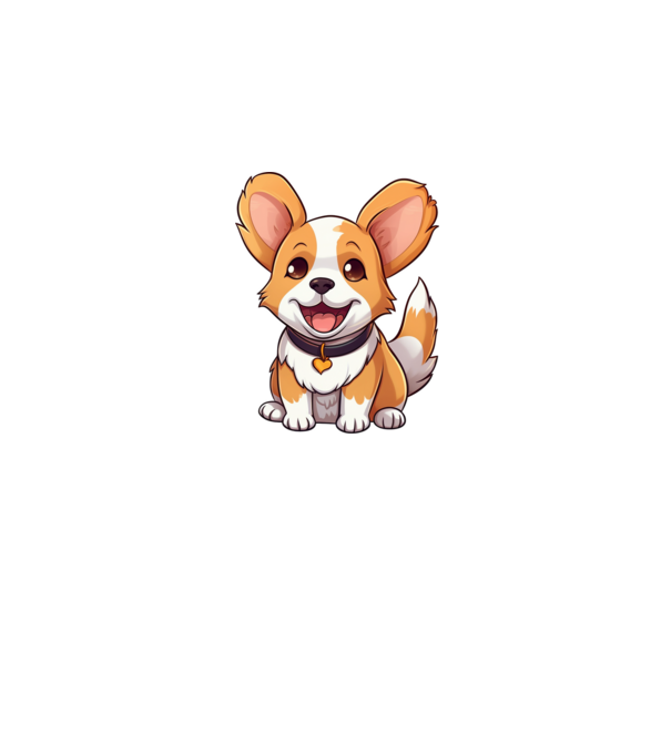 Aranyos Pembroke Welsh Corgi minta fehér pólón