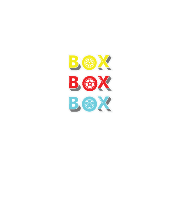 Box - (Forma 1 - Autóverseny) minta fekete pólón
