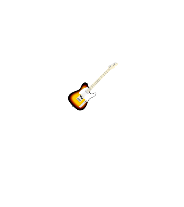Telecaster gitár minta fehér pólón