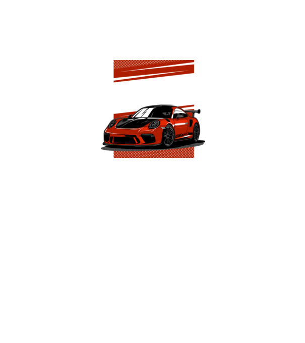 Porsche 911 GT3 minta fekete pólón
