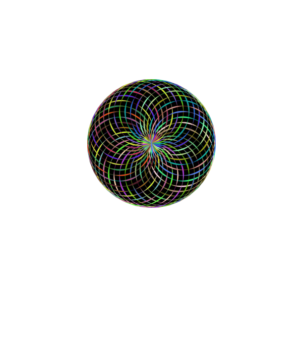 Mandala minta fekete pólón
