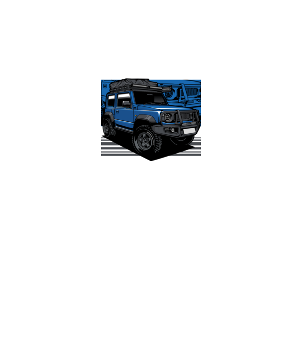 Suzuki Jimny minta fekete pólón