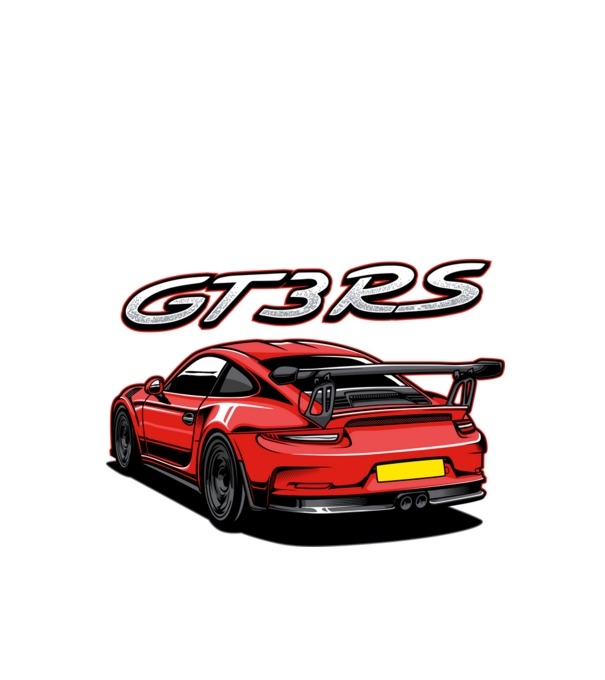 Porsche 911 GT3 minta fekete pólón