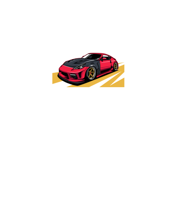 Nissan 370Z minta fekete pólón