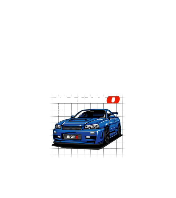 Nissan Skyline Nismo minta fehér pólón