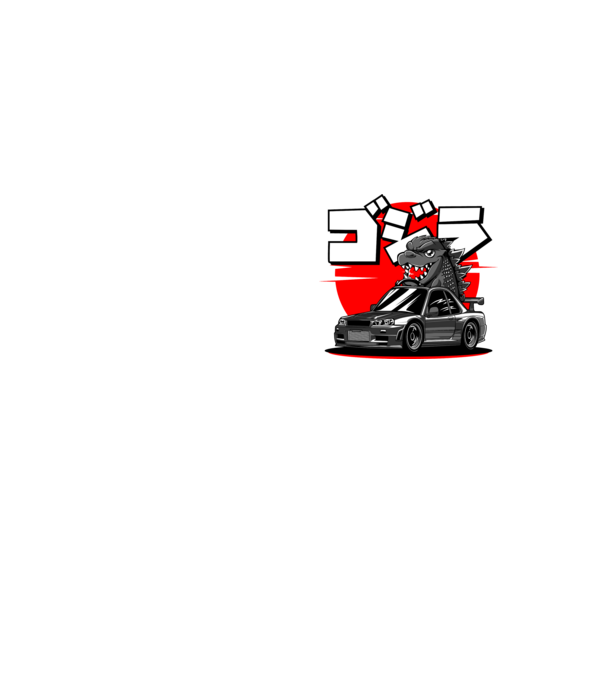 Nissan Skyline - Dragon Driver minta neonsárga pólón