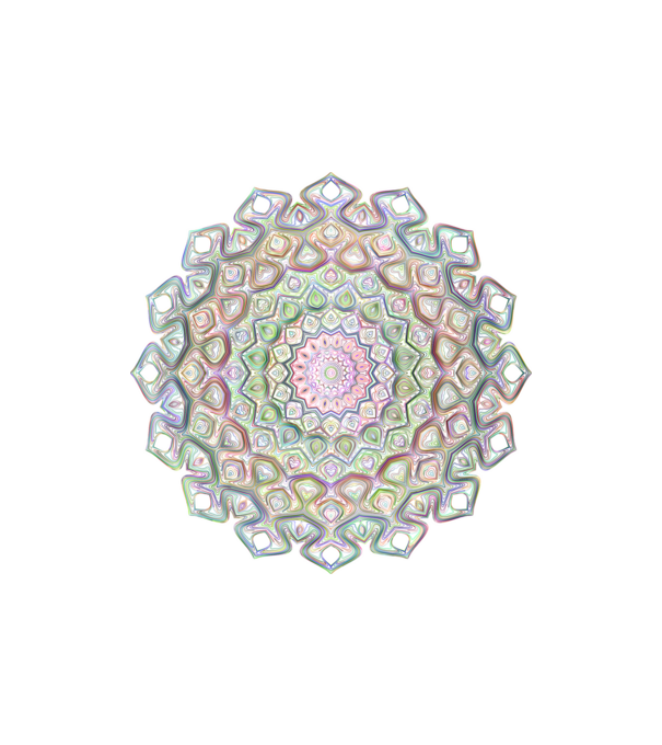 Mandala minta homokszín pólón