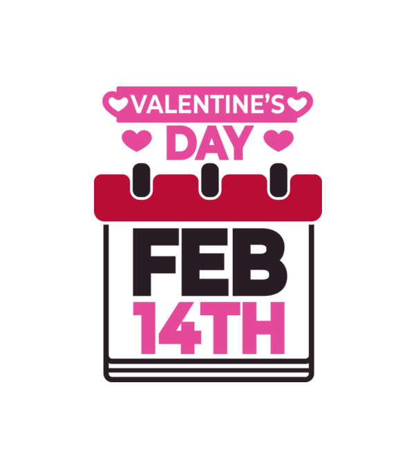 Valentine's Day - Valentin nap minta fehér pólón