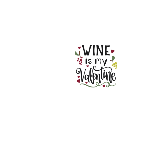 Wine Is My Valentine - A bor az én Valentinom minta neonsárga pólón