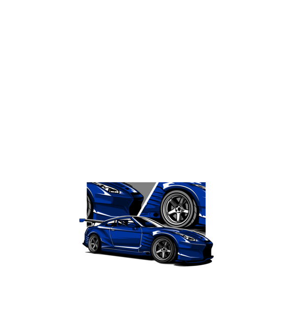 Nissan GT-R minta fehér pólón