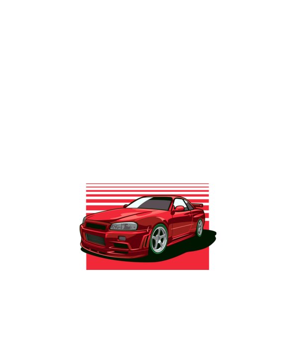 Nissan Skyline GTR minta fehér pólón
