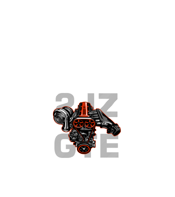 Toyota 2JZ-GTE Engine (motor)  minta fehér pólón