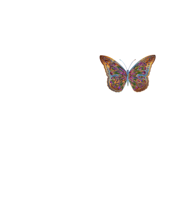 Pillangó (absztrakt) minta neonsárga pólón