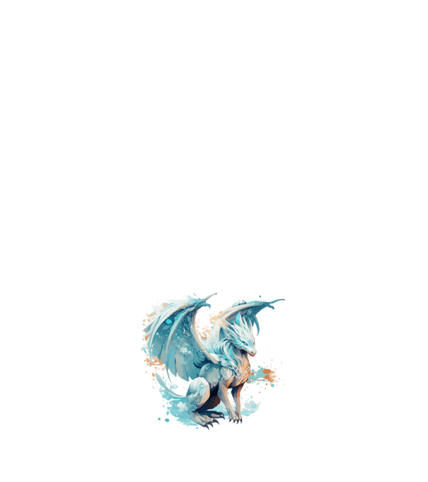 Sárkány - Dragon minta fehér pólón