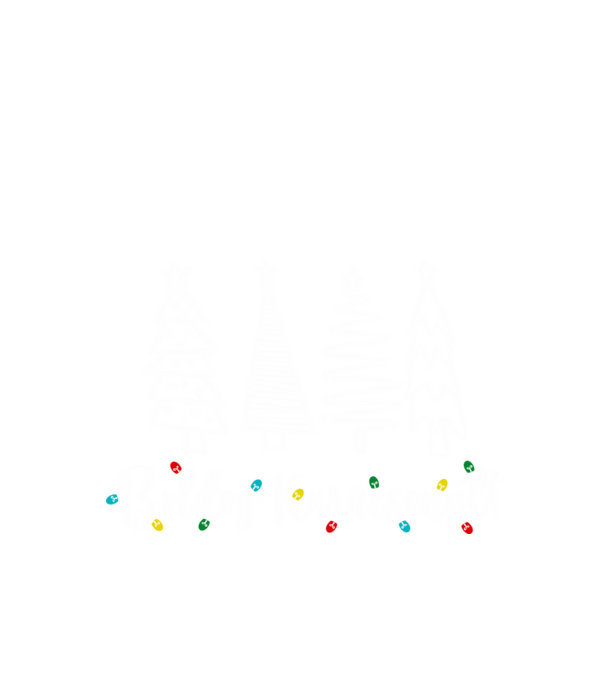 Boldog Karácsonyt égősor minta fekete pólón