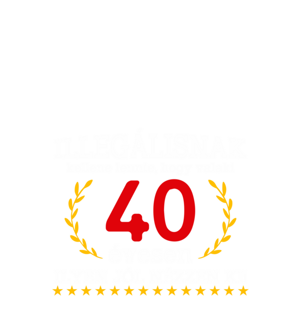 Illegálisnak kellene lennie, hogy valaki 40 évesen ilyen jól nézzen ki minta fekete pólón