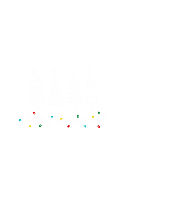 Boldog Karácsonyt égősor minta fehér pólón