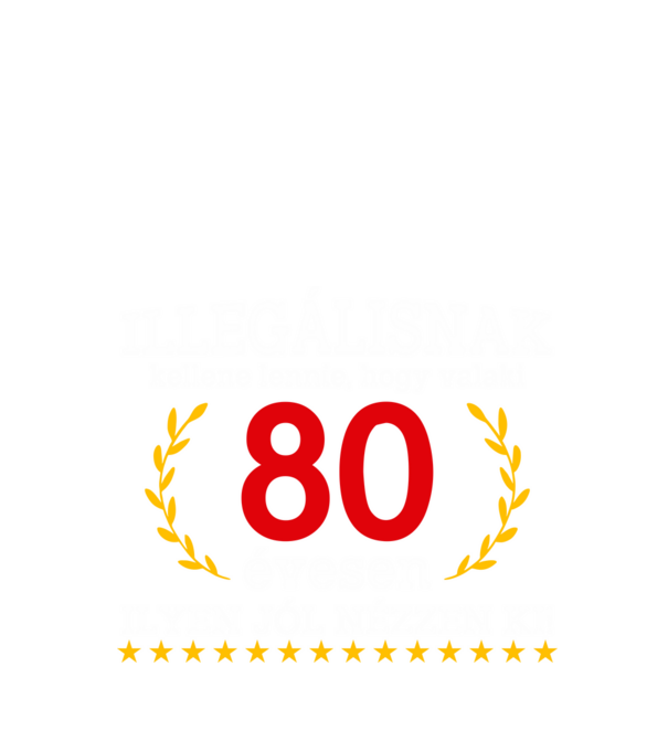 Illegálisnak kellene lennie, hogy valaki 80 évesen ilyen jól nézzen ki minta fekete pólón