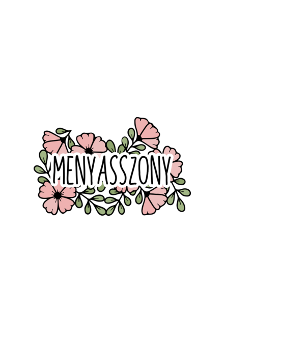 Menyasszony minta világoskék pólón