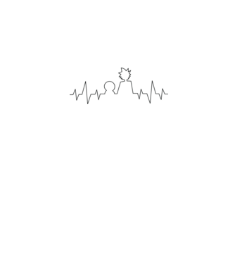 Rick és Morty Heartbeat black minta fehér pólón