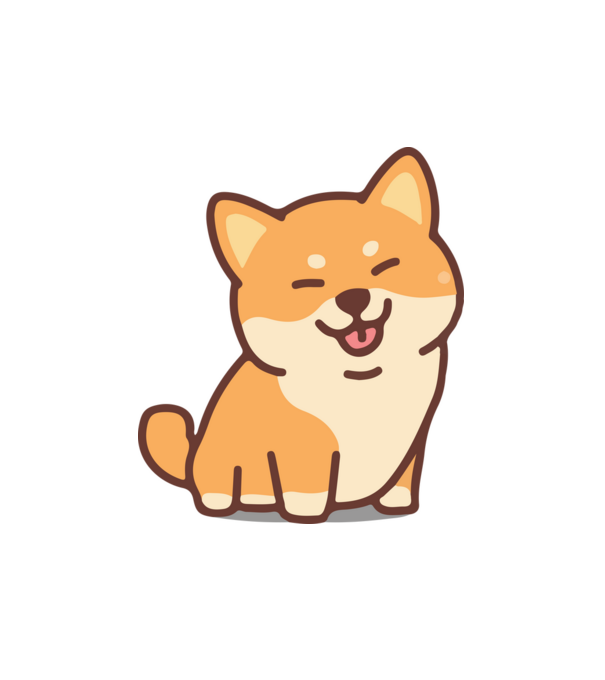 Cuki Shiba inu minta fehér pólón