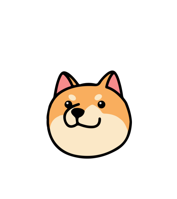 Shiba inu fej minta fehér pólón
