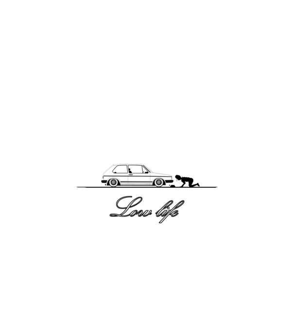 Low life Golf MK1 minta fehér pólón