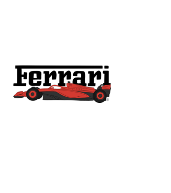 Firka - Ferrari  minta világoskék pólón