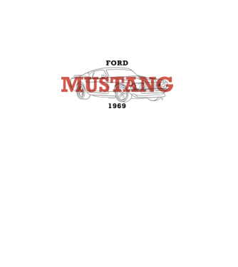 Firka - Ford Mustang minta fehér pólón