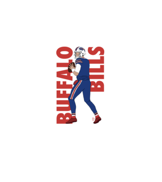Bills Firka minta fehér pólón