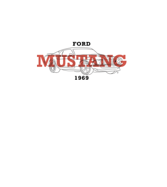 Firka - Ford Mustang minta fehér pólón
