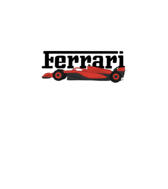 Firka - Ferrari  minta szürke pólón