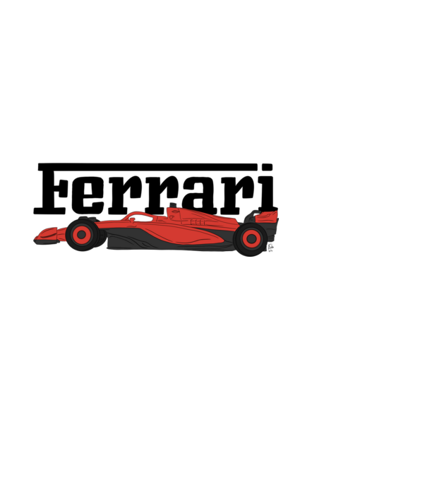 Firka - Ferrari minta világoskék pólón