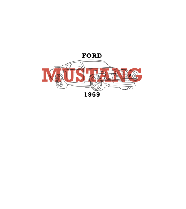 Firka - Ford Mustang minta fehér pólón
