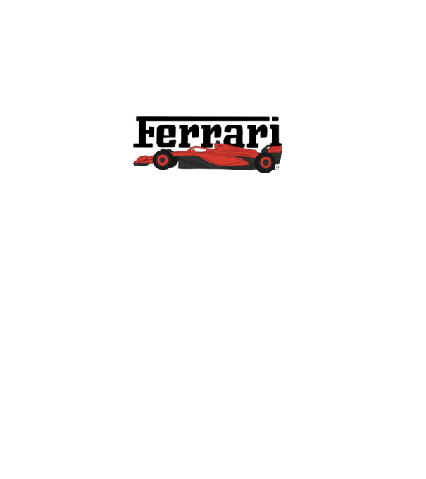 Firka - Ferrari minta homokszín pólón