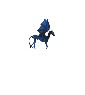 Thesztrál Thestral minta türkiz pólón