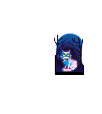 Cheshire Creepy macska minta neonsárga pólón