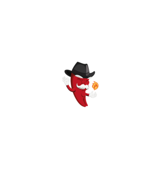 Magyar paprika minta fekete pólón