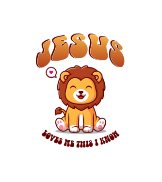 jesus loves me_1 minta fehér pólón
