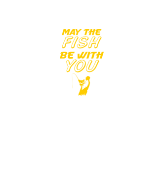may the fish be with you minta fekete pólón