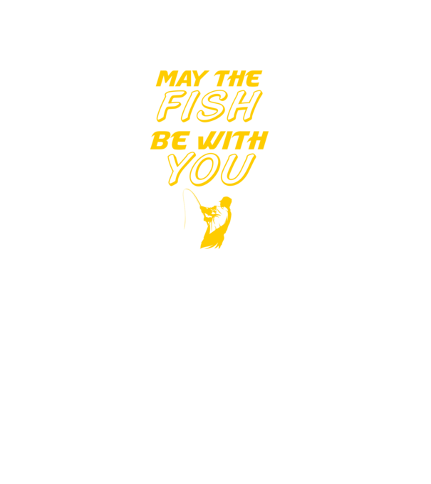 may the fish be with you minta fekete pólón