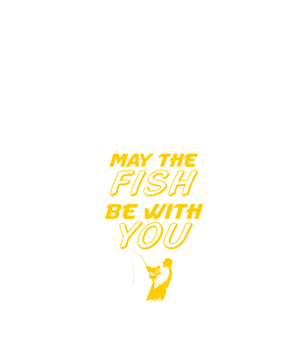 may the fish be with you minta fekete pólón