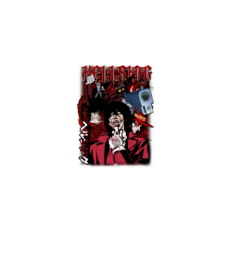 HELLSING ALUCARD minta fekete pólón