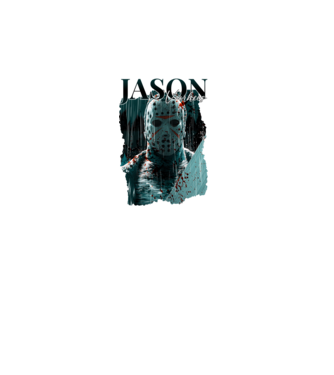 Jason minta fekete pólón