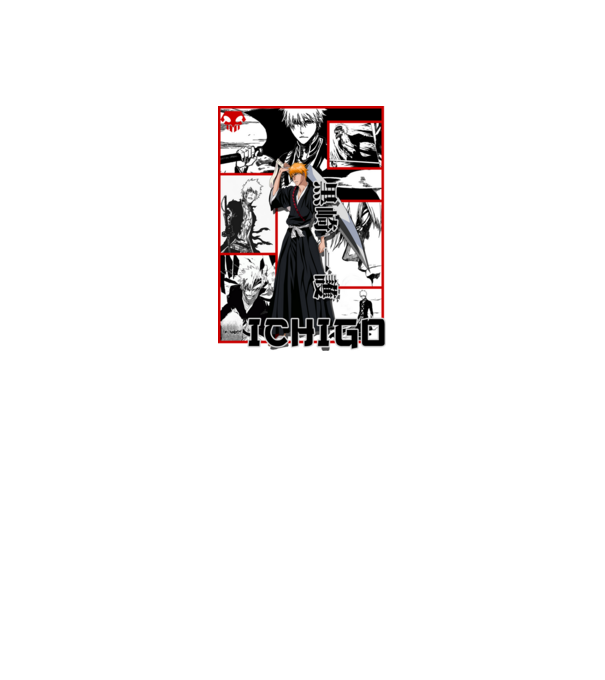 Ichigo_02 minta fehér pólón