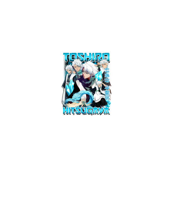 Tōshirō Hitsugaya - Bleach minta szürke pólón