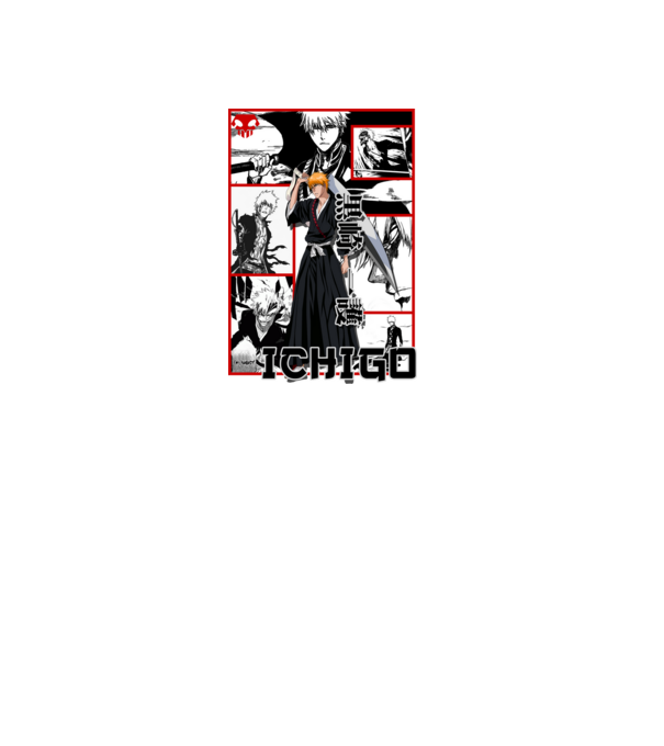 Ichigo_02 minta fehér pólón
