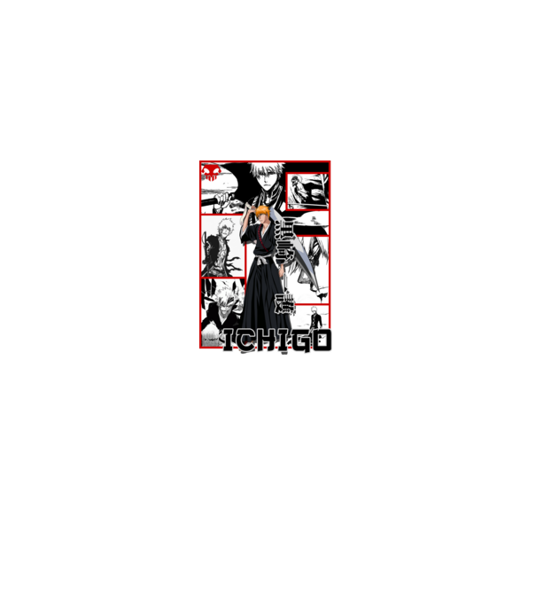 Ichigo_02 minta fehér pólón